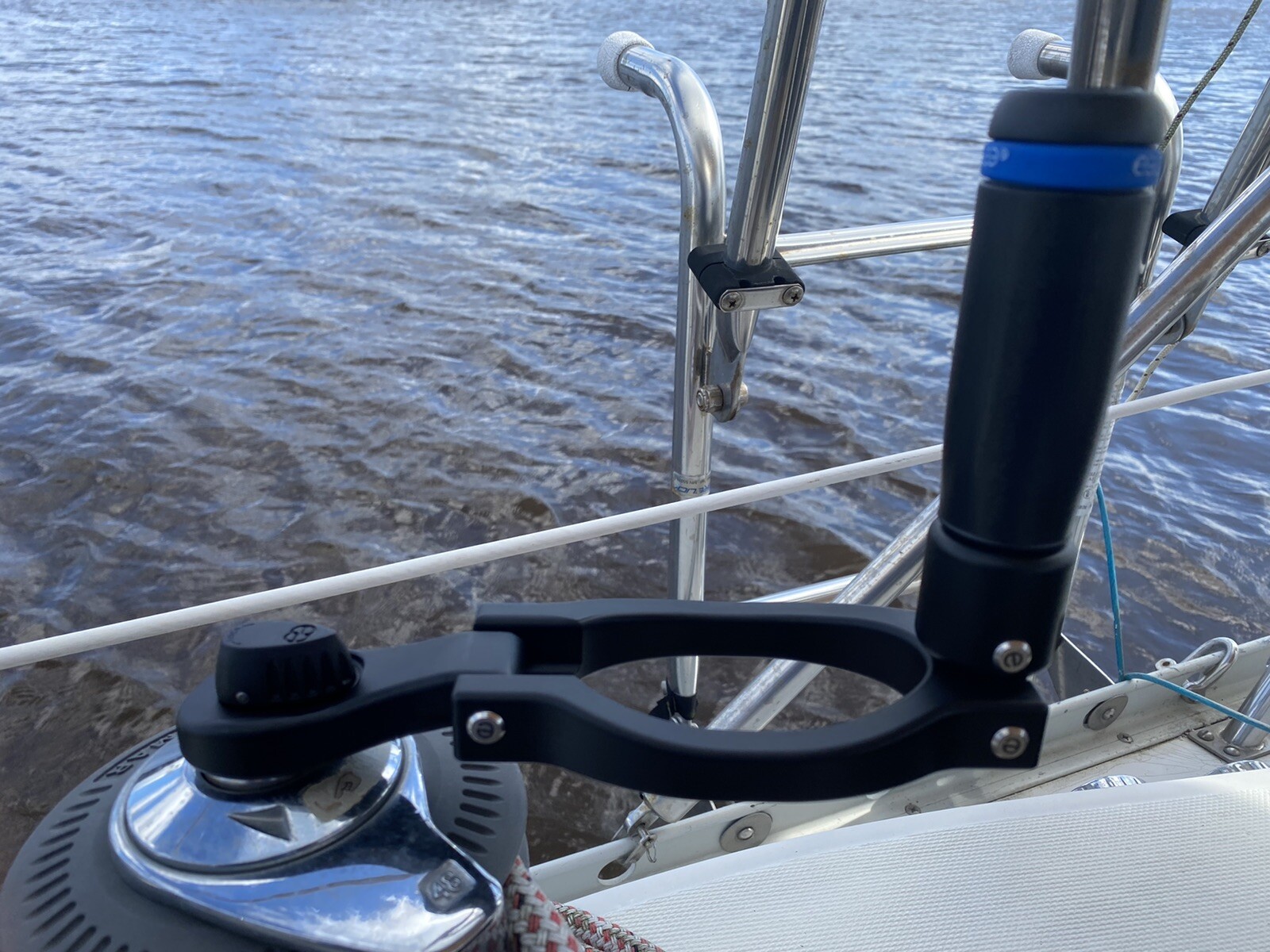 SAILBOAT FOLDING COLAPSIBLE WINCH HANDLE