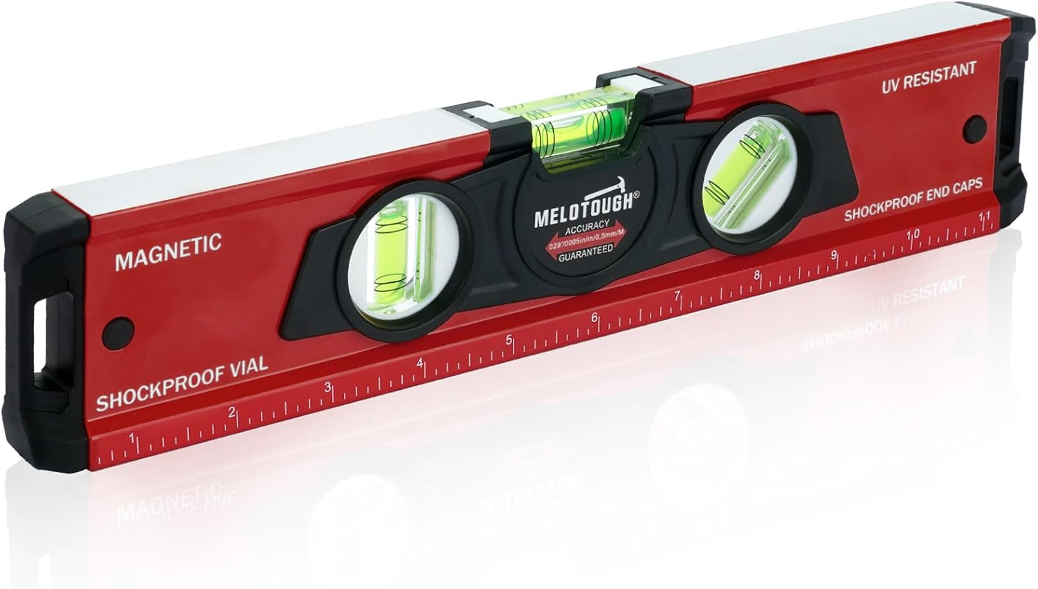12 Inch Torpedo Level Magnetic,Small Leveler Tool,Aluminum Level