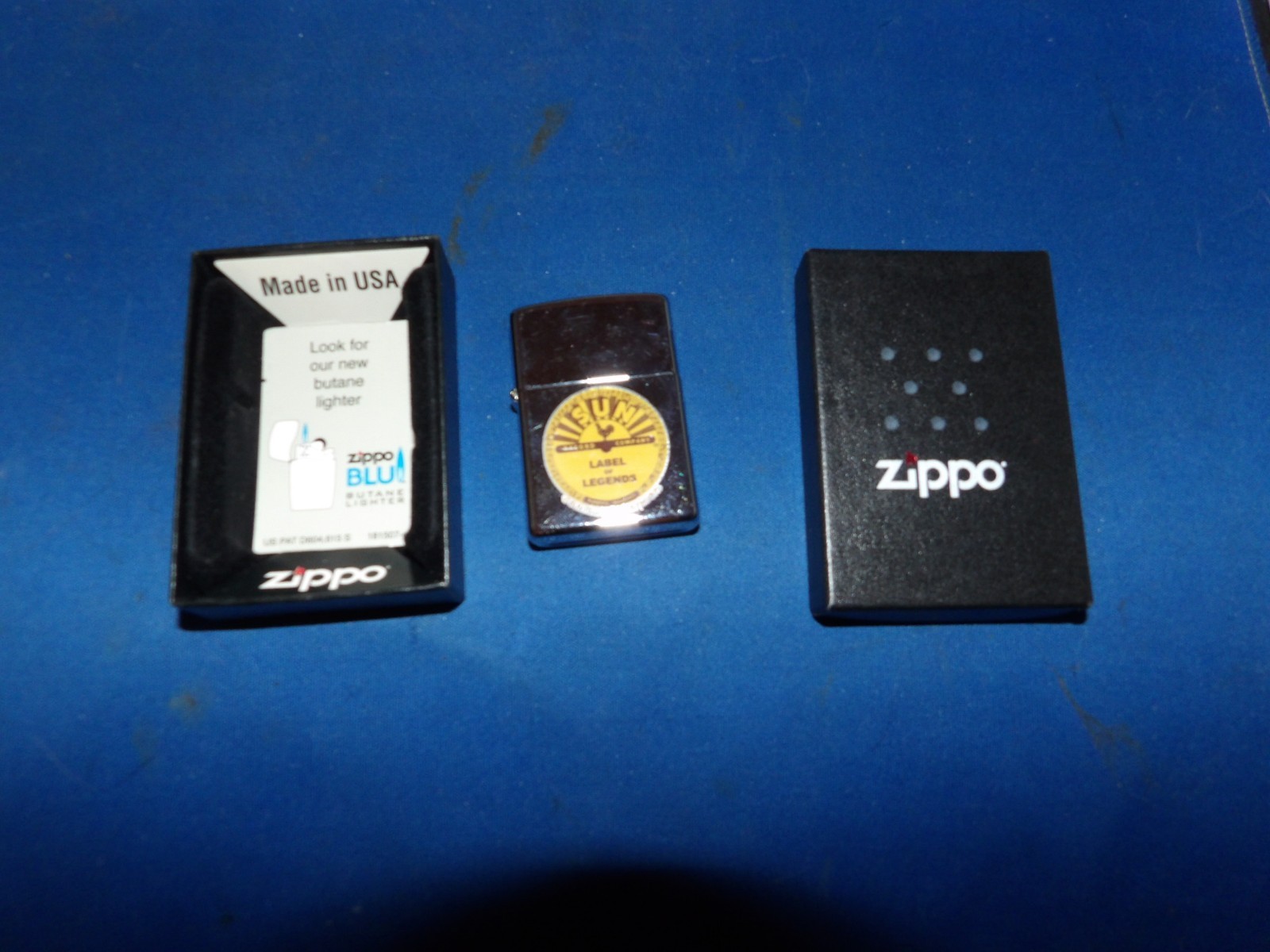 Zippo Lighter H 10 Sun Records