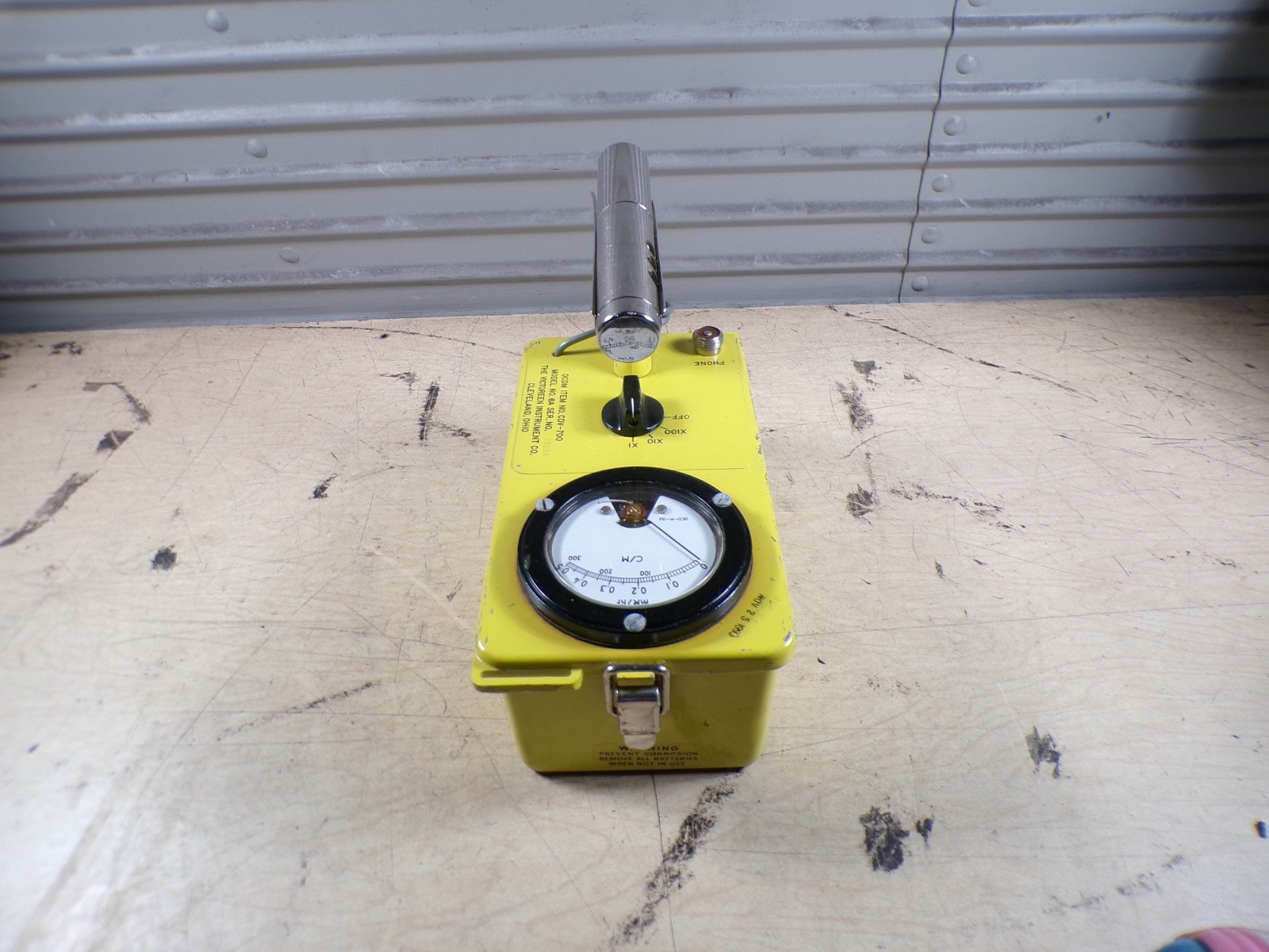 VICTOREEN CDV-700 RADIATION DETECTOR OCD 6A
