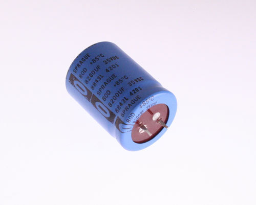 (10pcs) 8200uF 35V Radial Snap In Mount Electrolytic Capacitor 85C 80D822P035KD5