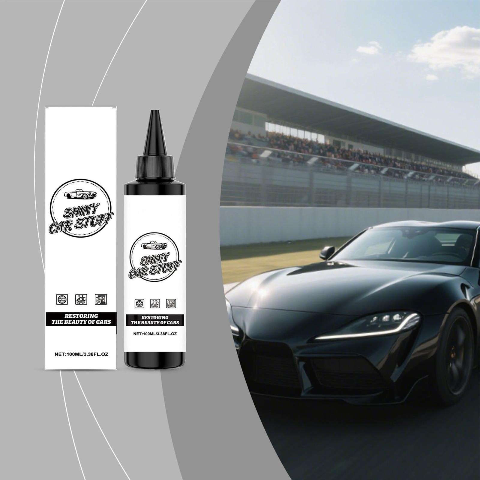 2 Pack Car Coating Agent UV Resistant Waterproof Long Lasting Paint Protection