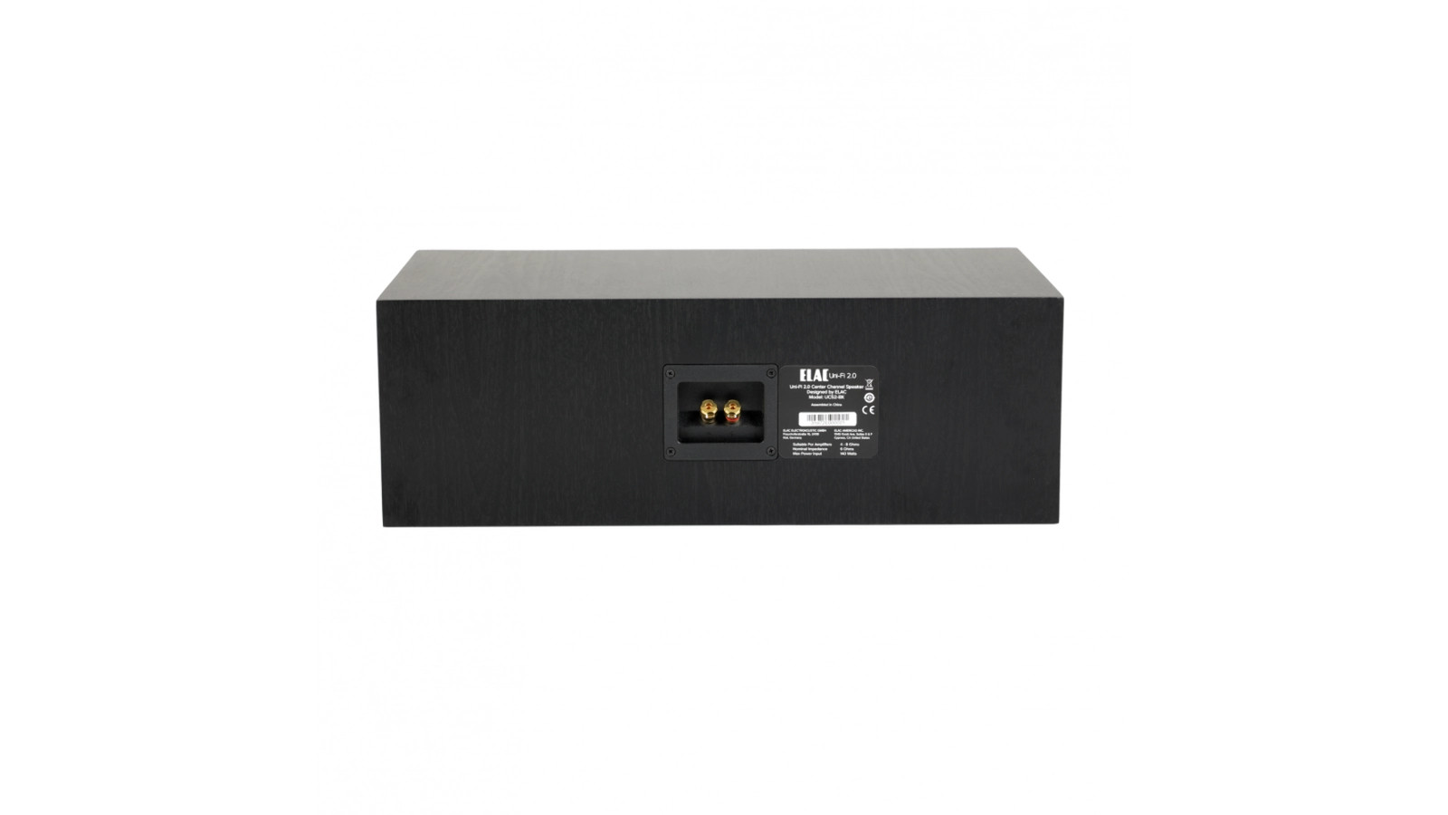 ELAC Uni-Fi 2.0 UC52 Center Speaker - Each (Black)