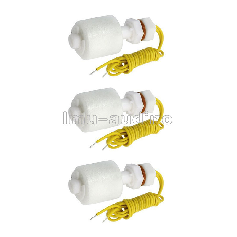 5 PCS Horizontal PP Float Switch Down 52mm Liquid Water Level Sensor