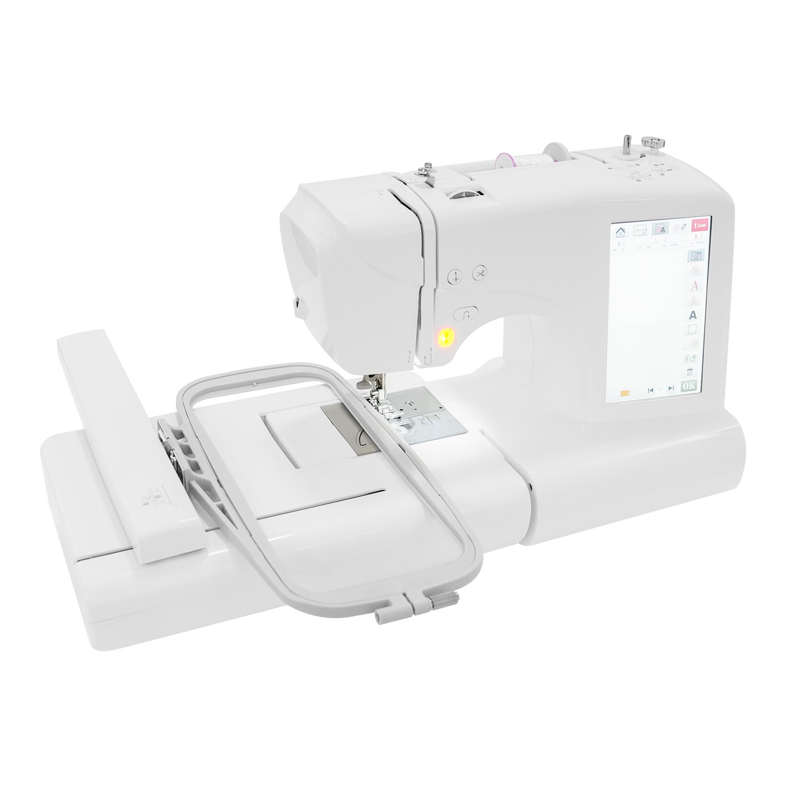 7" Screen Computerized Embroidery&Sewing Machine Automatic Embroidery Machine US