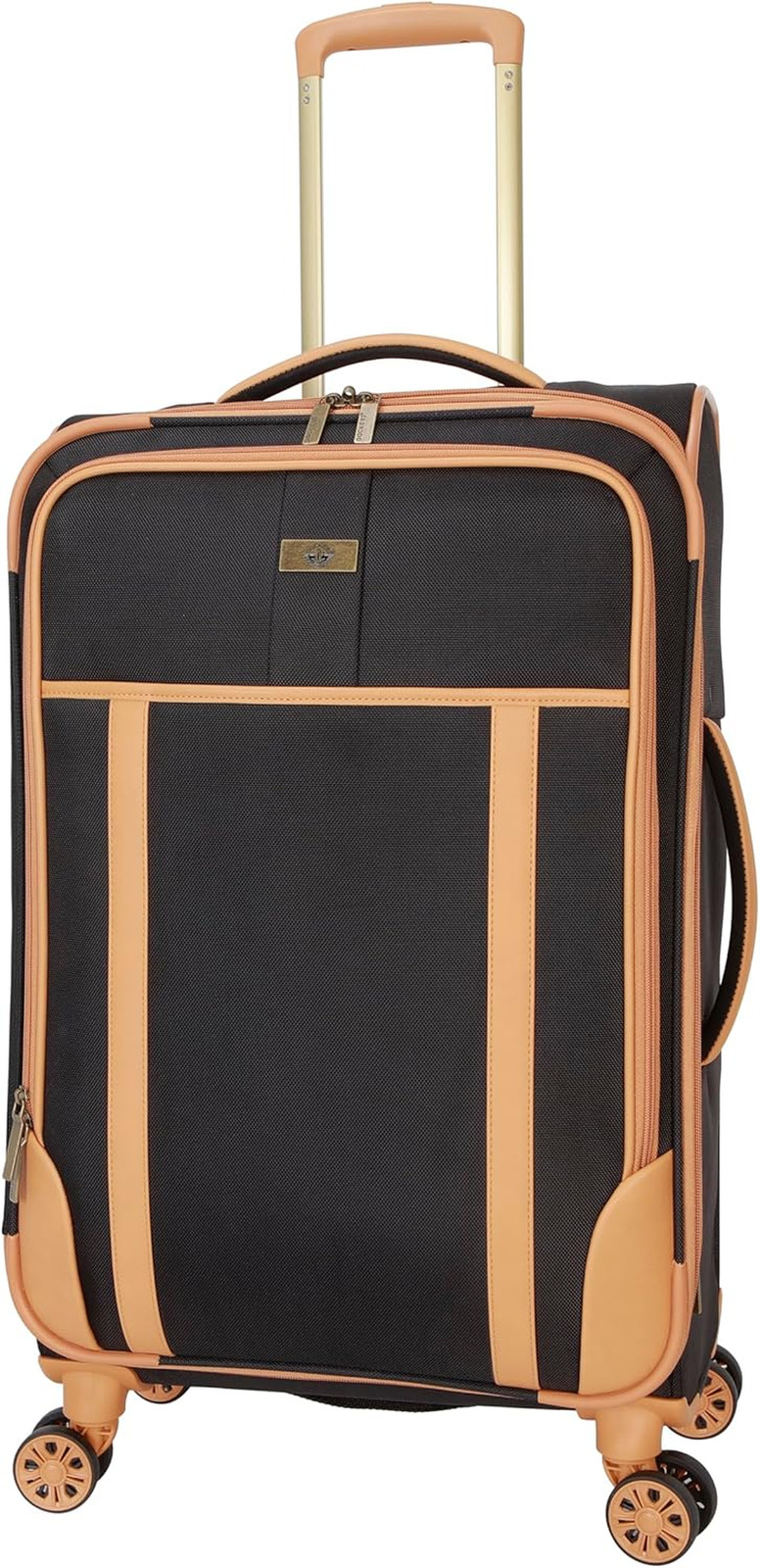 Seahorse Softside Expandable 8-Wheel Spinner Travel Checked Luggage, 24-Inch, Bl