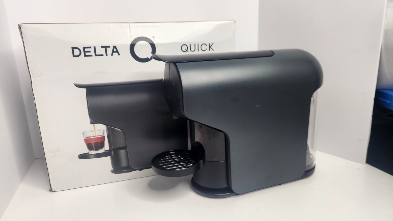 Delta Q Quick Single-Serve Coffee & Espresso Machine – Used –