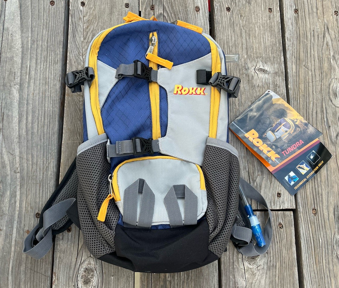 New! ROKK Tundra Technical Hydration Pack Backpack w/ Bladder