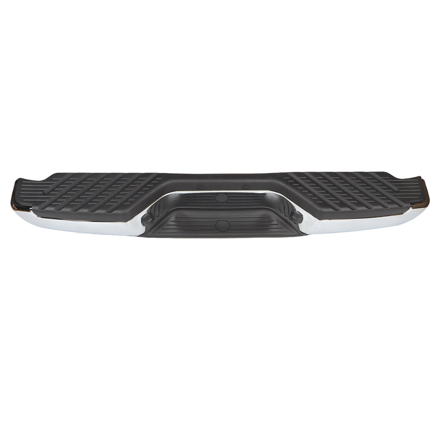 Complete Chrome Rear Step Bumper Assembly For 1998-2004 Nissan Frontier - Steel