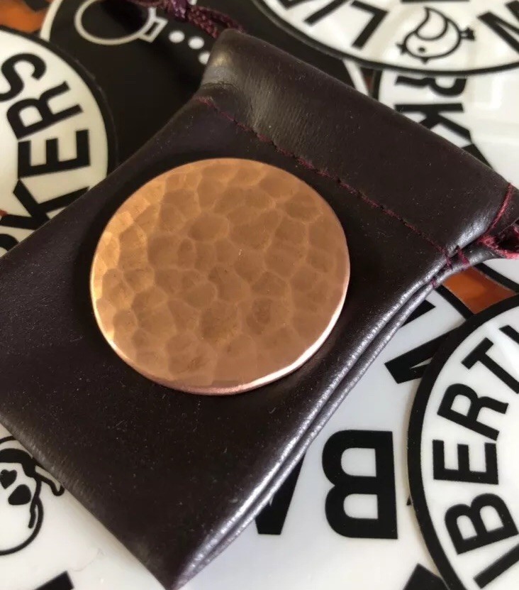 BLANK  1.5” Hand Made Custom Torched Copper Golf Ball Marker!