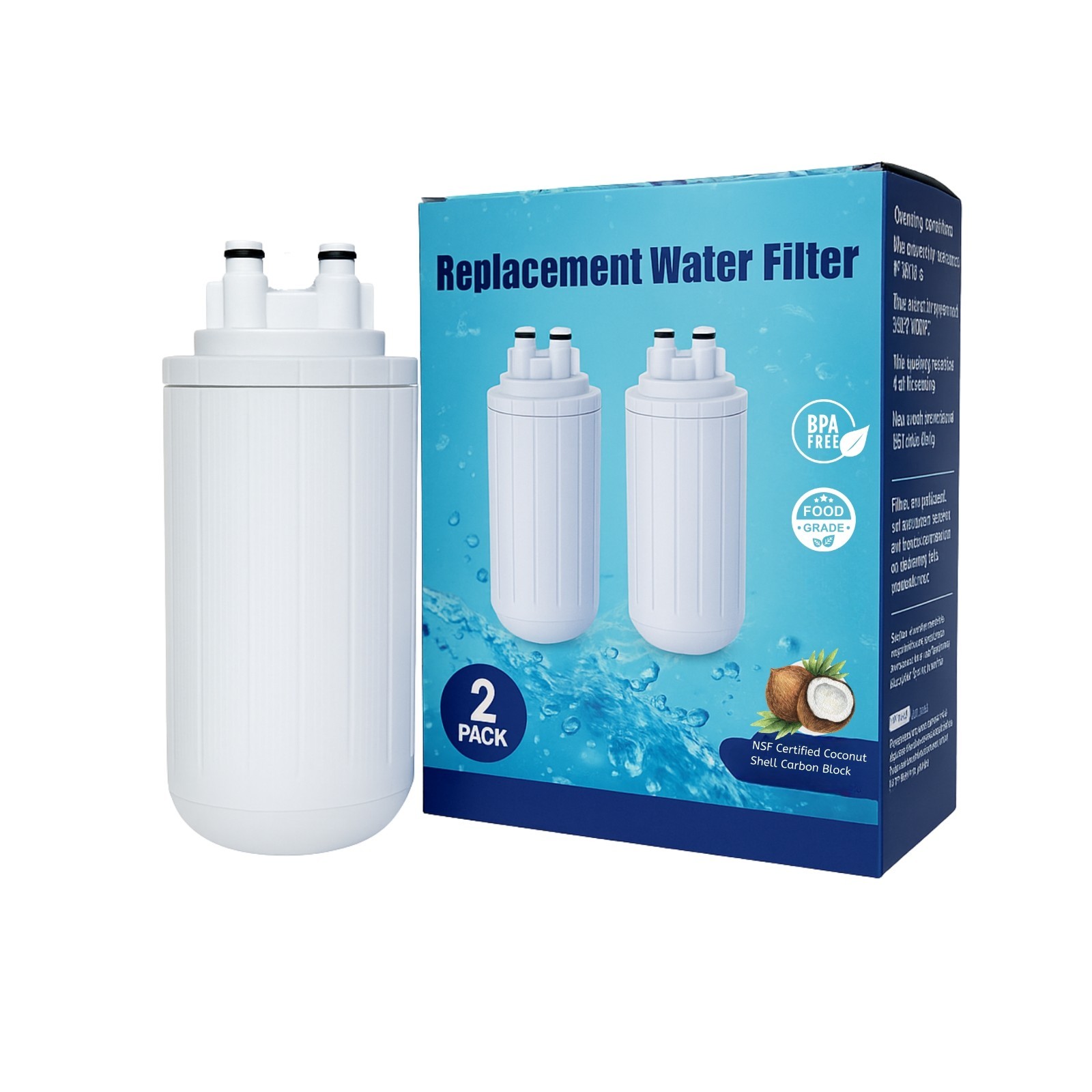 Water Filter Replacement for Brita Hub Instant Countertop Systems pk of 2