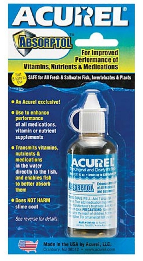 Acurel Absorptol 25ml Treats 250 Gallons. New.