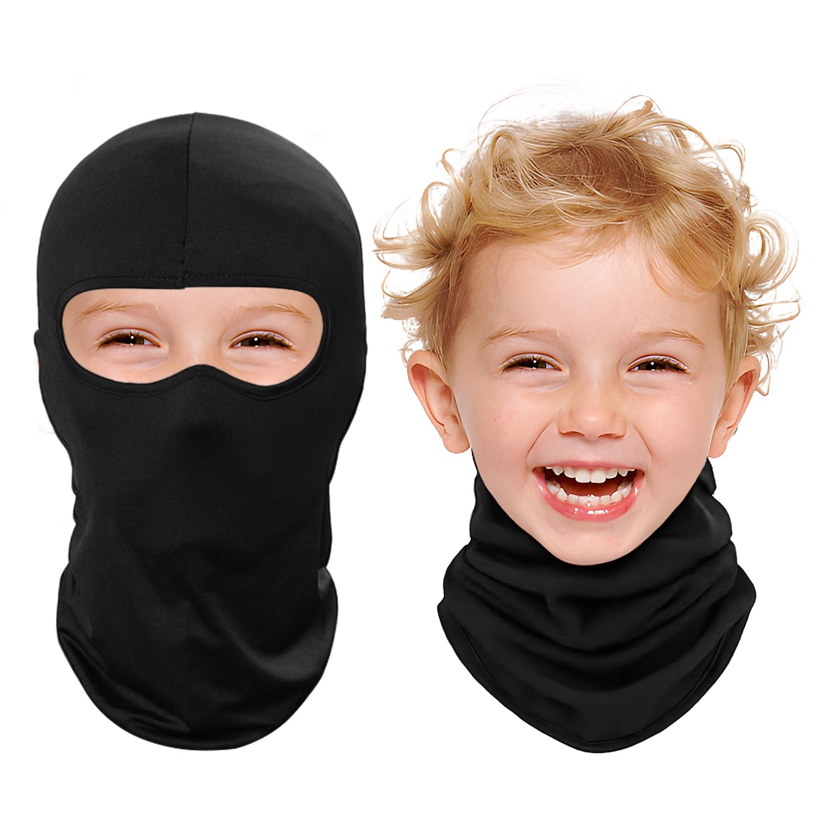Kids Balaclava Ski Mask for Boys and Girls, UV Protection Windproof Scarf for...