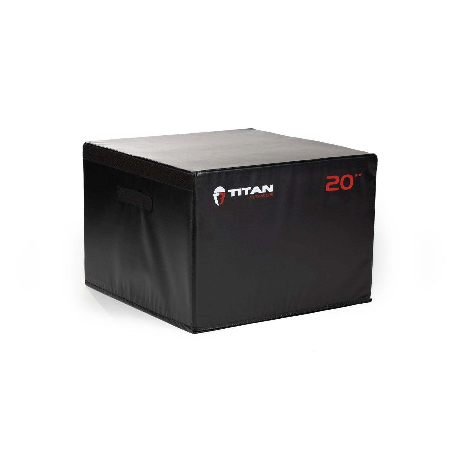 Titan Fitness 20 Inch Portable Soft Foam Plyometric Box For Home Gym