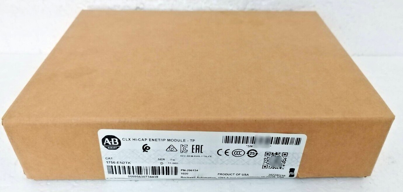 NEW Allen Bradley 1756-EN2TK CLX HI-CAP ENET/IP MODULE US Free Tax