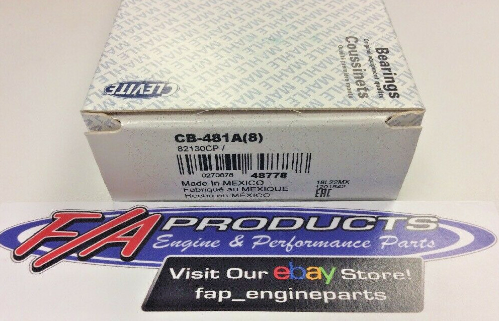 Clevite CB-481A(8) Small Block Chrysler 273 318 340 360 Connecting Rod Bearings
