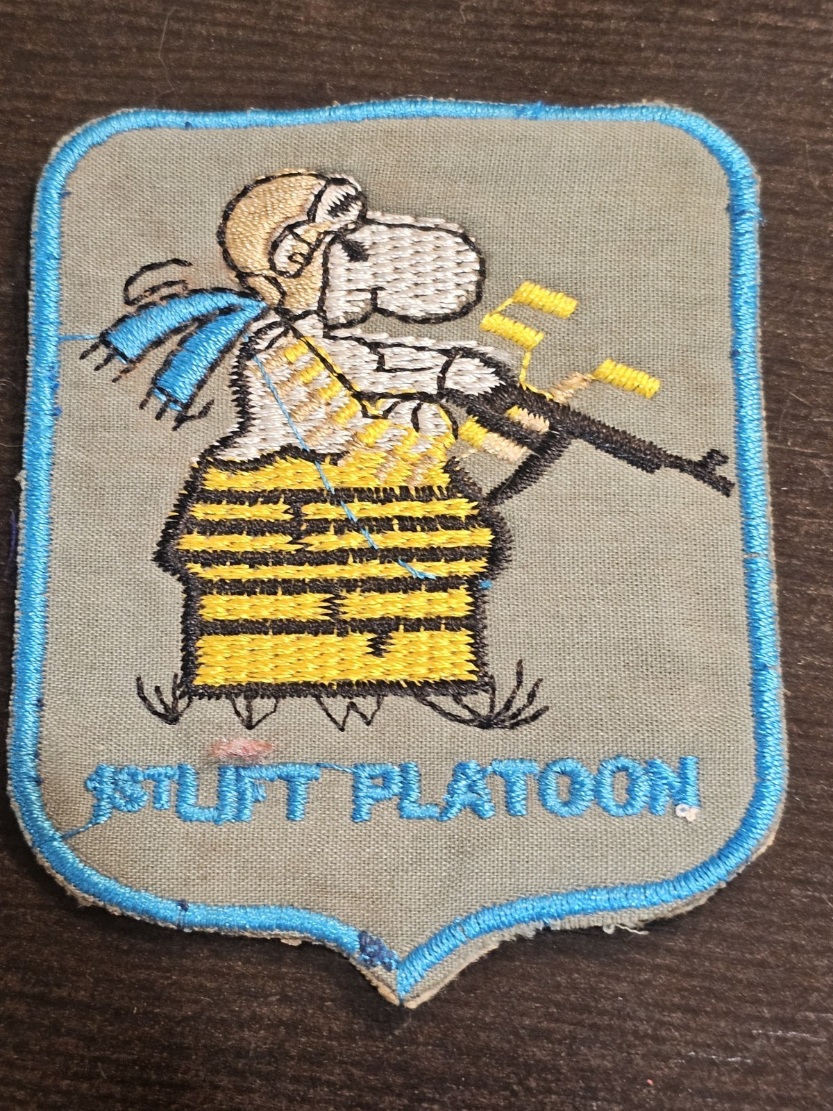 1960s US Army Vietnam Made 1st Air Lift Plantoon Squadron Patch L@@K!!!