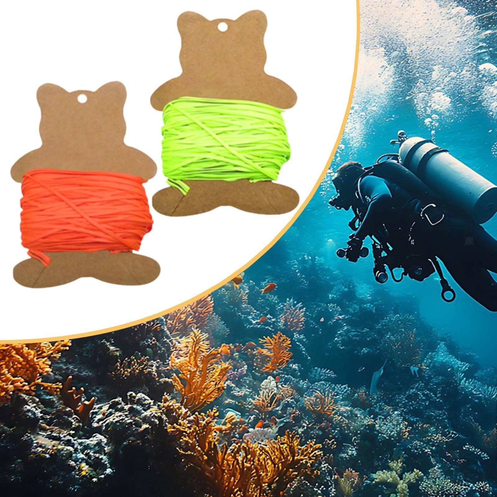 High Strength Flat Line for Scuba Dive Reel Lightweight Diving Accessories