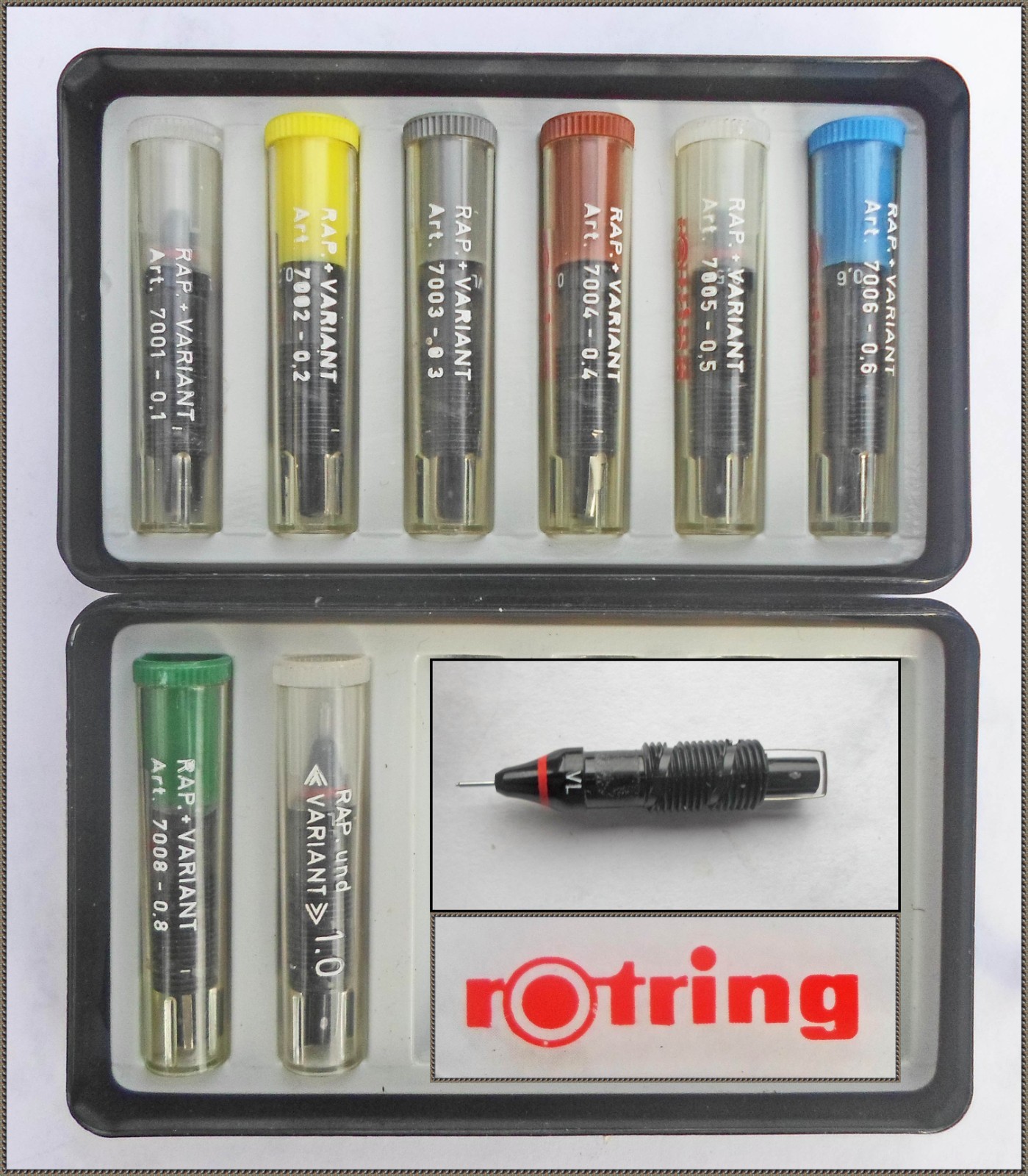 New Rotring Rapidograph + Variant VL Nibs  in different sizes