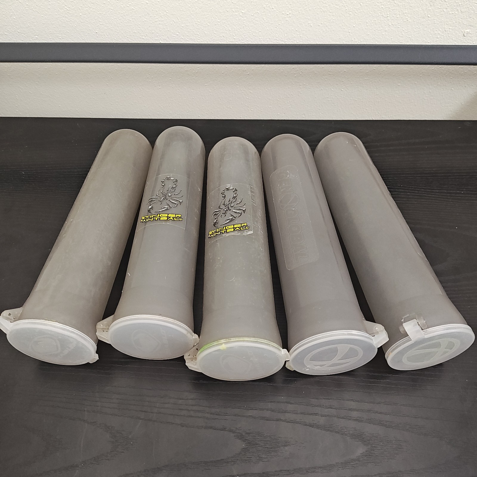 Diablo Gen X Global Paintball Pod Set 5 Tubes Pods  Loaders Gray