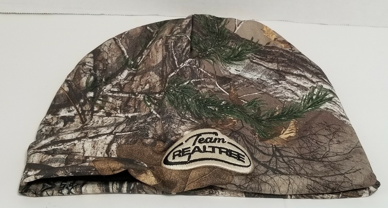 Team Realtree Camouflage Skull Cap Fitted Hunting Fishing Winter Hat Beanie
