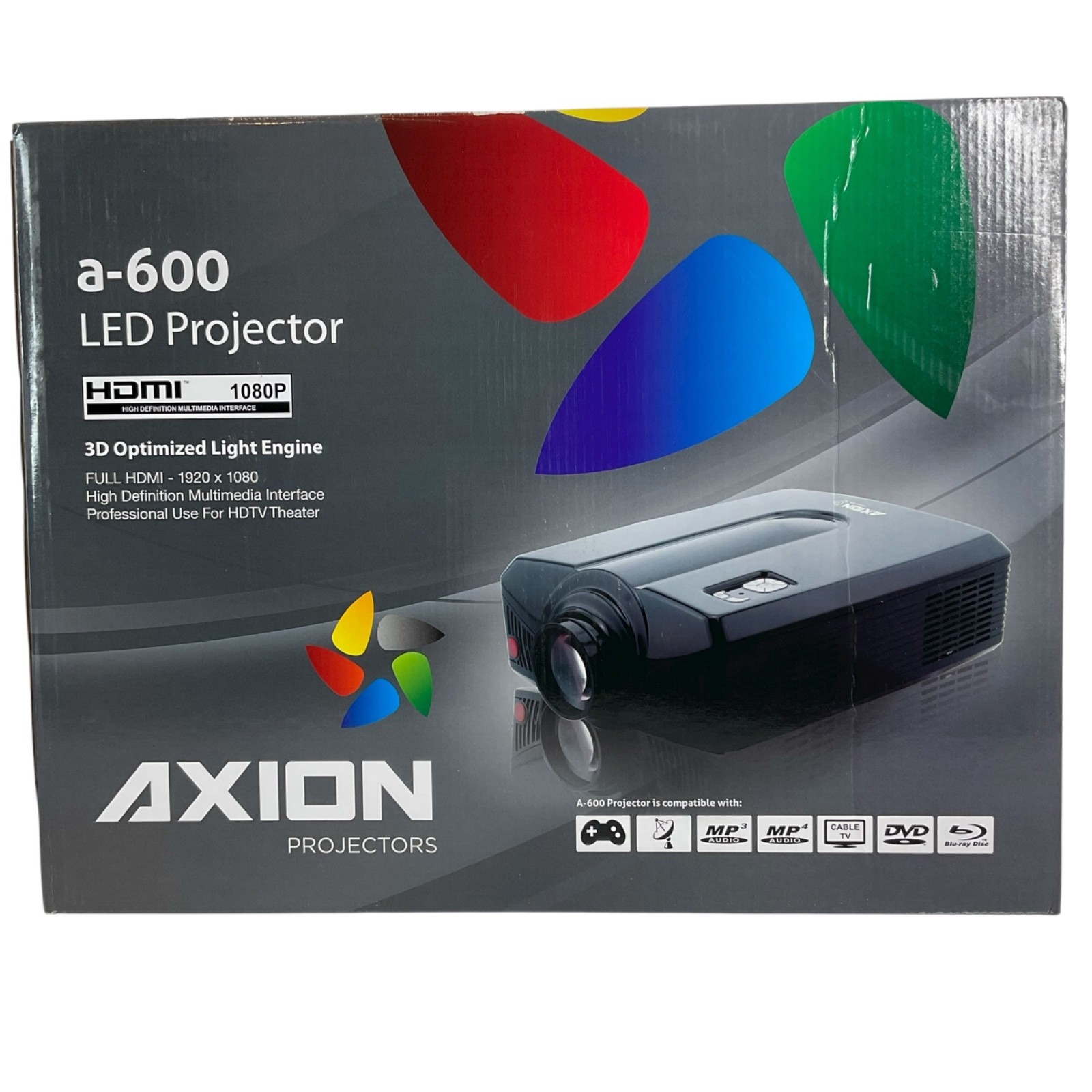 Axion A-600  LED Projector 5000 Lumen 250W 1080P up to 60"x300" New $4,879.00