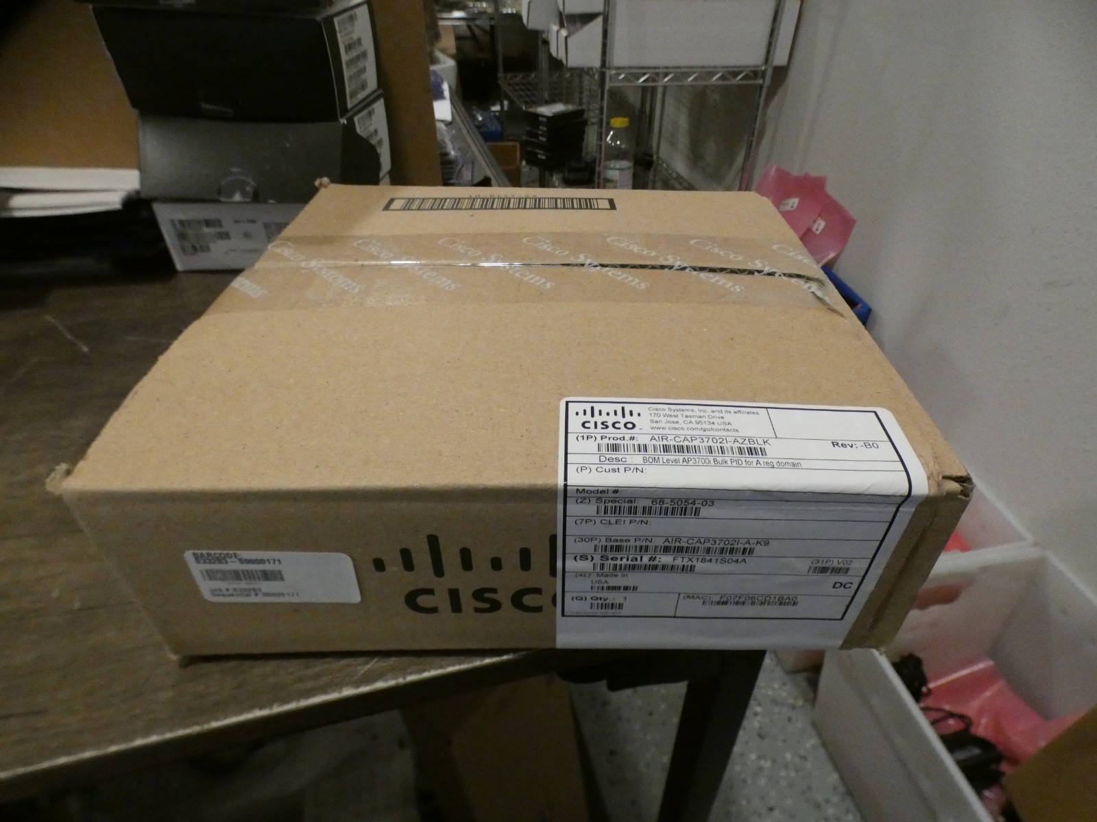 Cisco AIR-CAP3702I-A-K9 Aironet 3702i Wireless Access Point AP3700i BRAND NEW