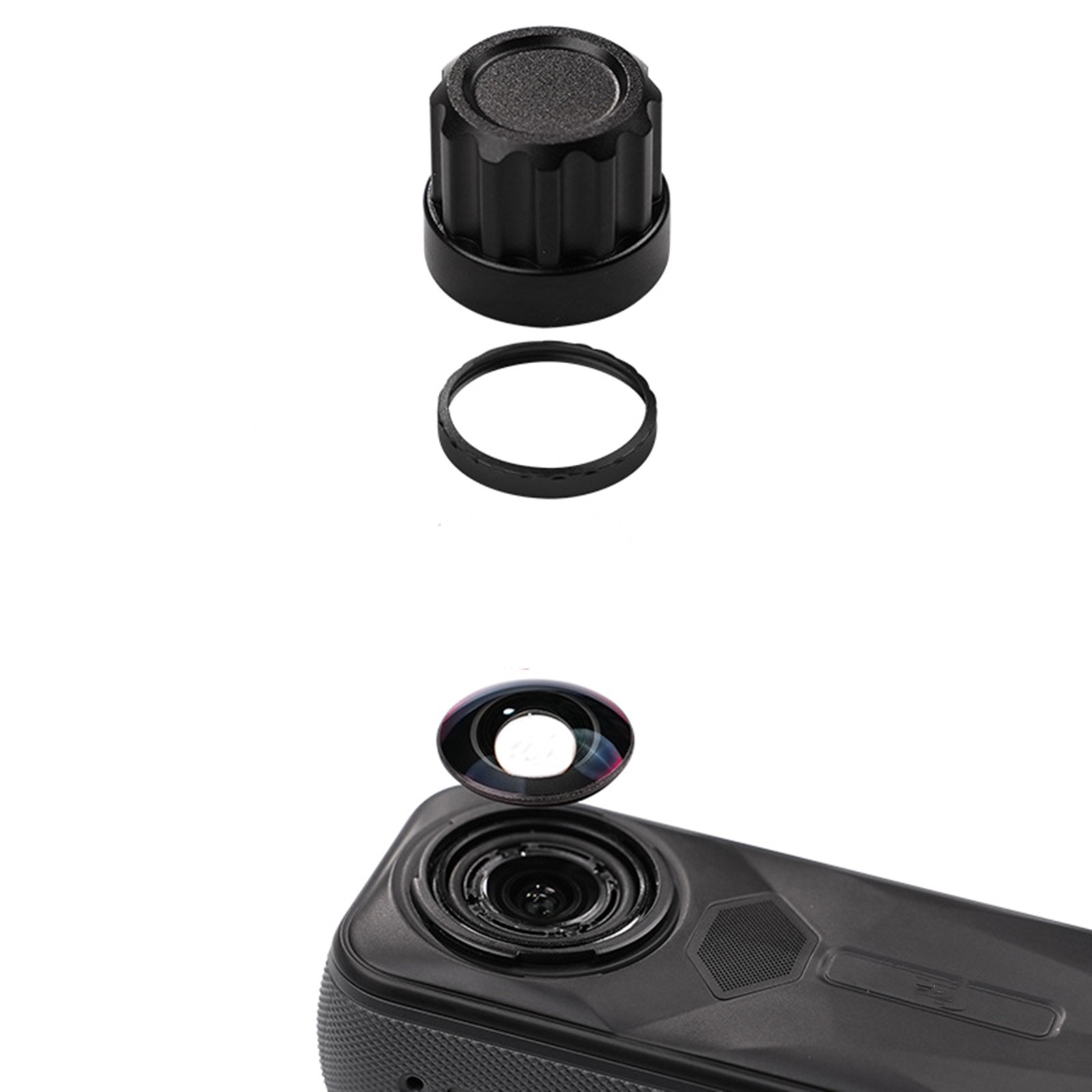 Original Quality Lens Glass Replacement for Insta360 X5 Camera with O Ring Kit