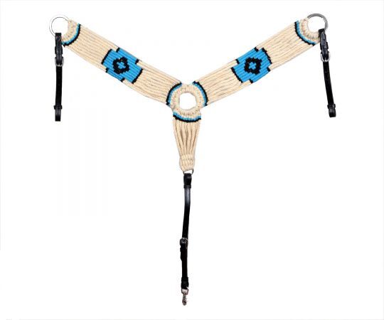 Showman Mohair Wool Multi Strand Southwest Design Breast collar