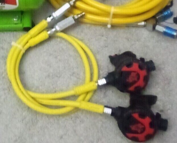 Hookah Diving dual filtration for oil less compressor assembly. A MUST NEEDED