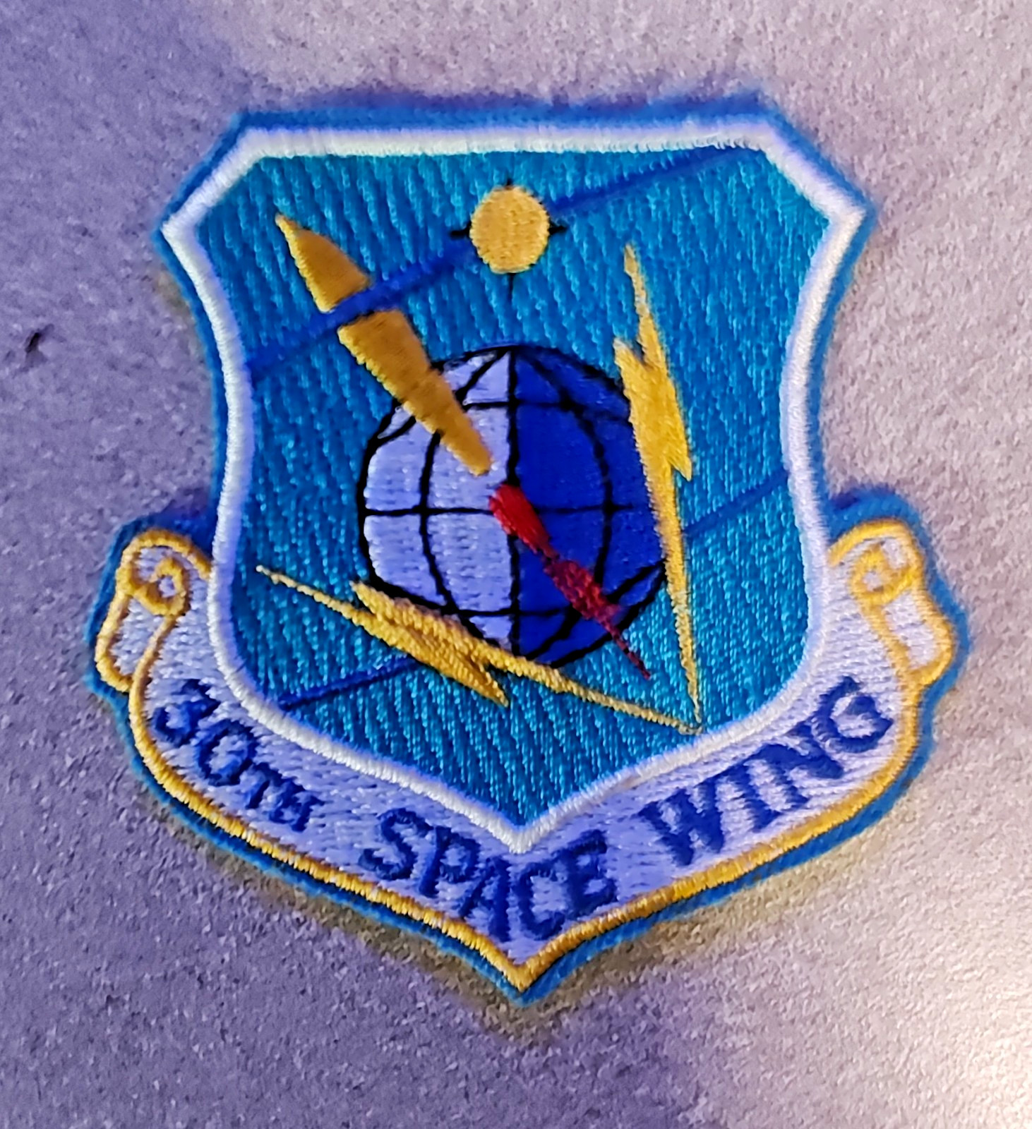 Original Patch First 1 Space Wing Cut Edge 2842 3 INCHES