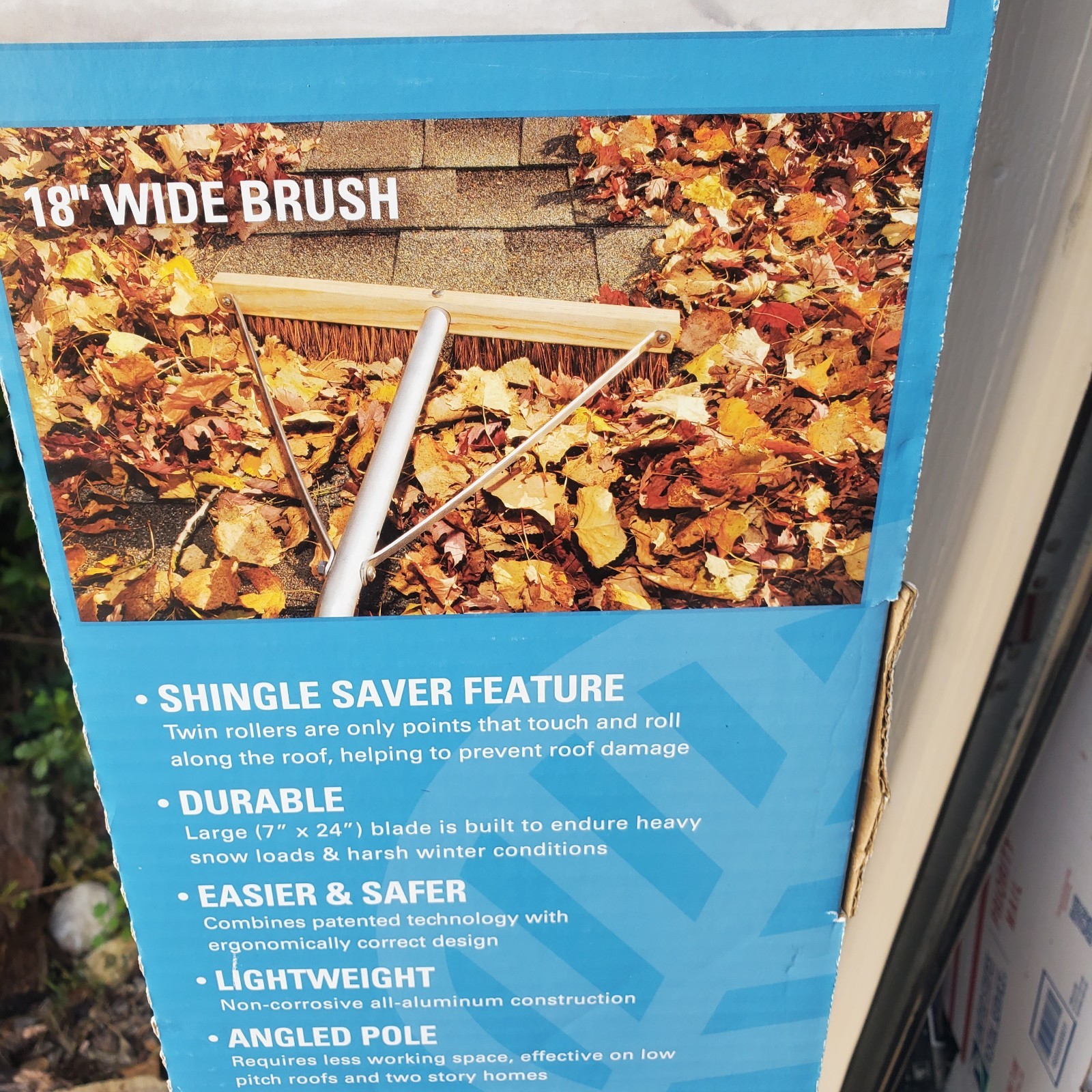 Snow & Leaf Aluminum Combo Roof Rake
