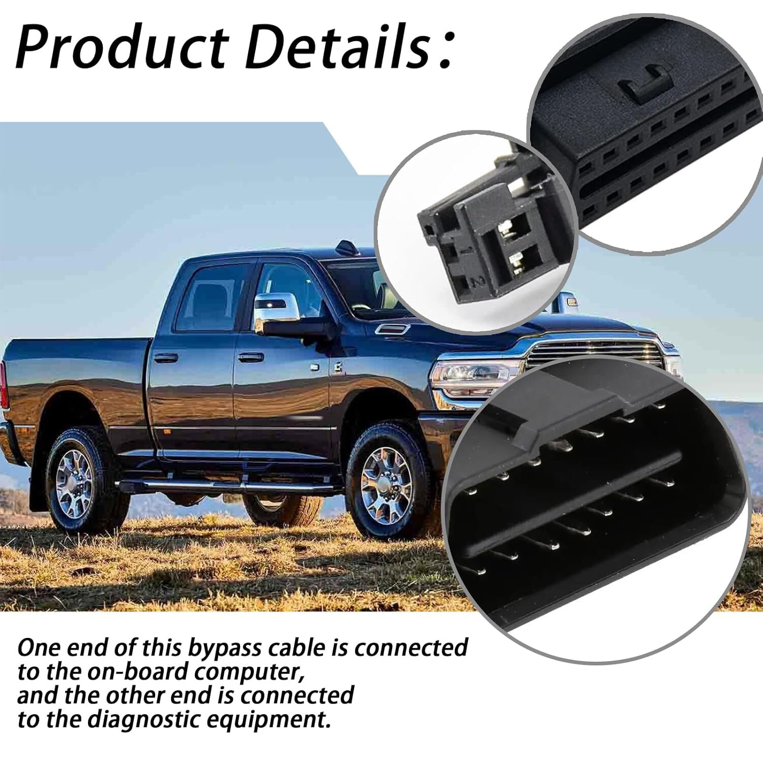 For 2018 - 2023 Ram Pickup Cummins SGW Security Gateway PassThru Harness Bypass