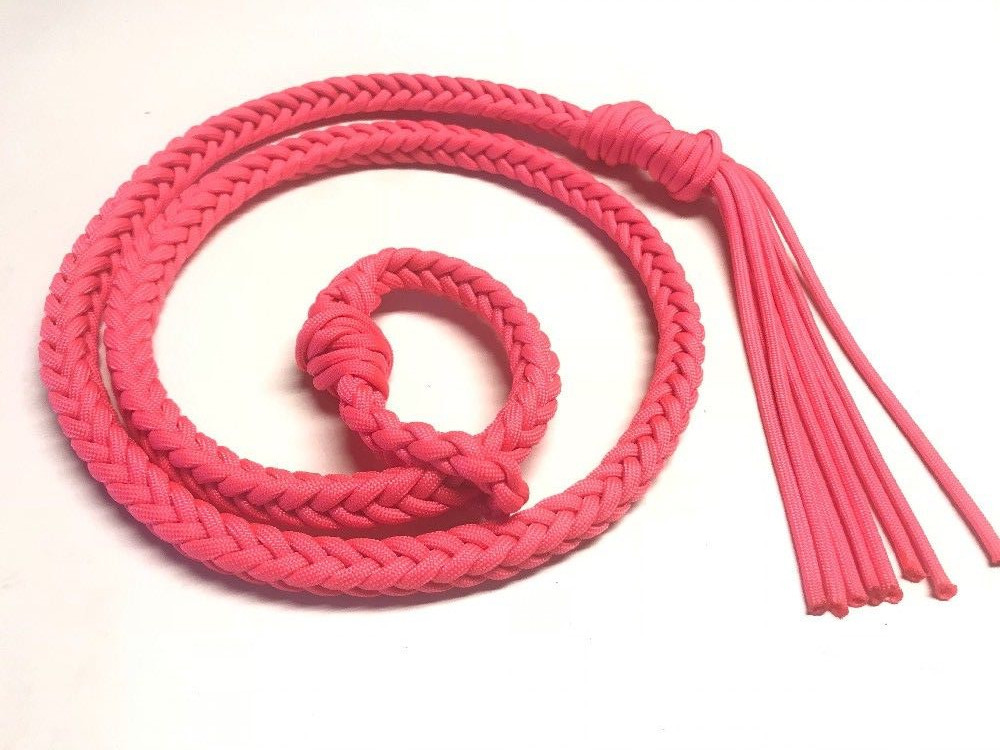 Over And Under Whip Salmon Pink Horse Tack Barrel Racing