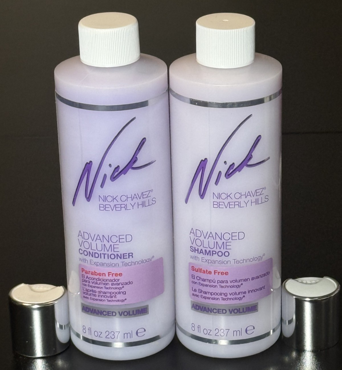 Nick Chavez Advanced Volume Shampoo & Conditioner Set ~ 8 fl oz Each ~ SEALED