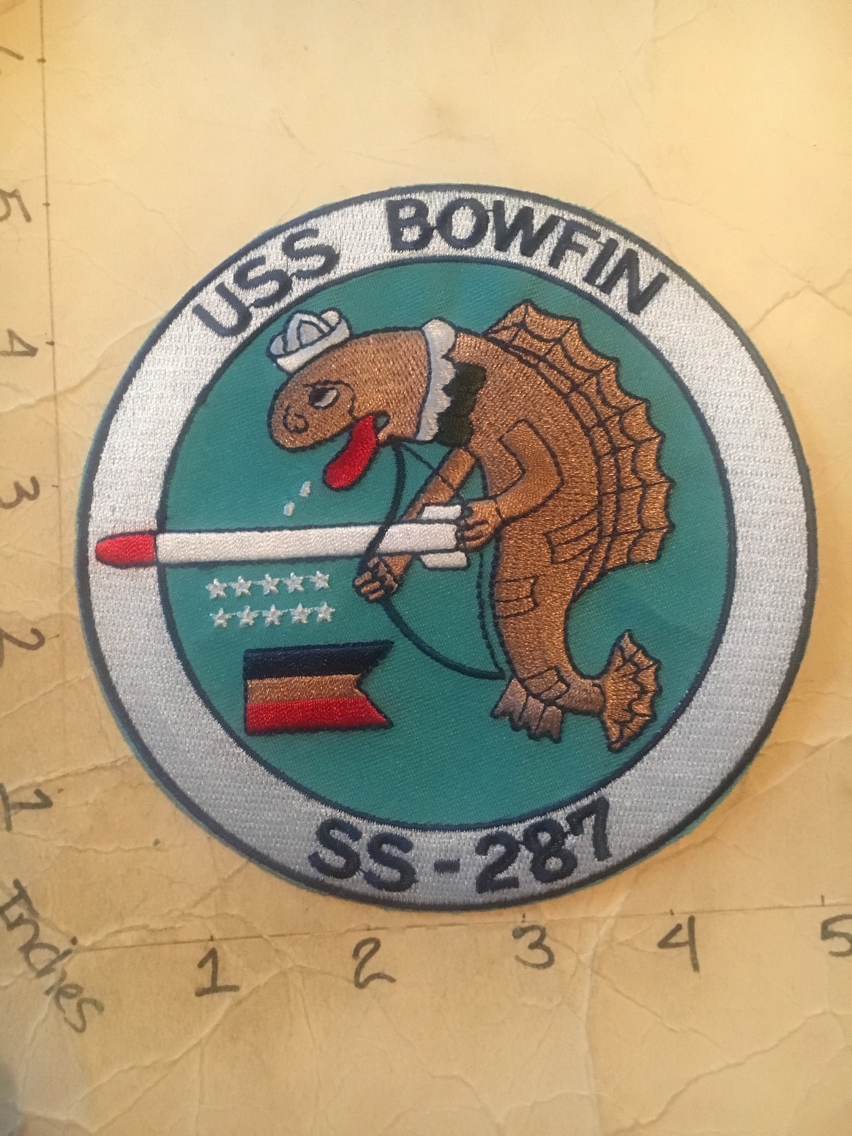 US NAVY USS Bowfin SS-287 Submarine Patch 8/1/25