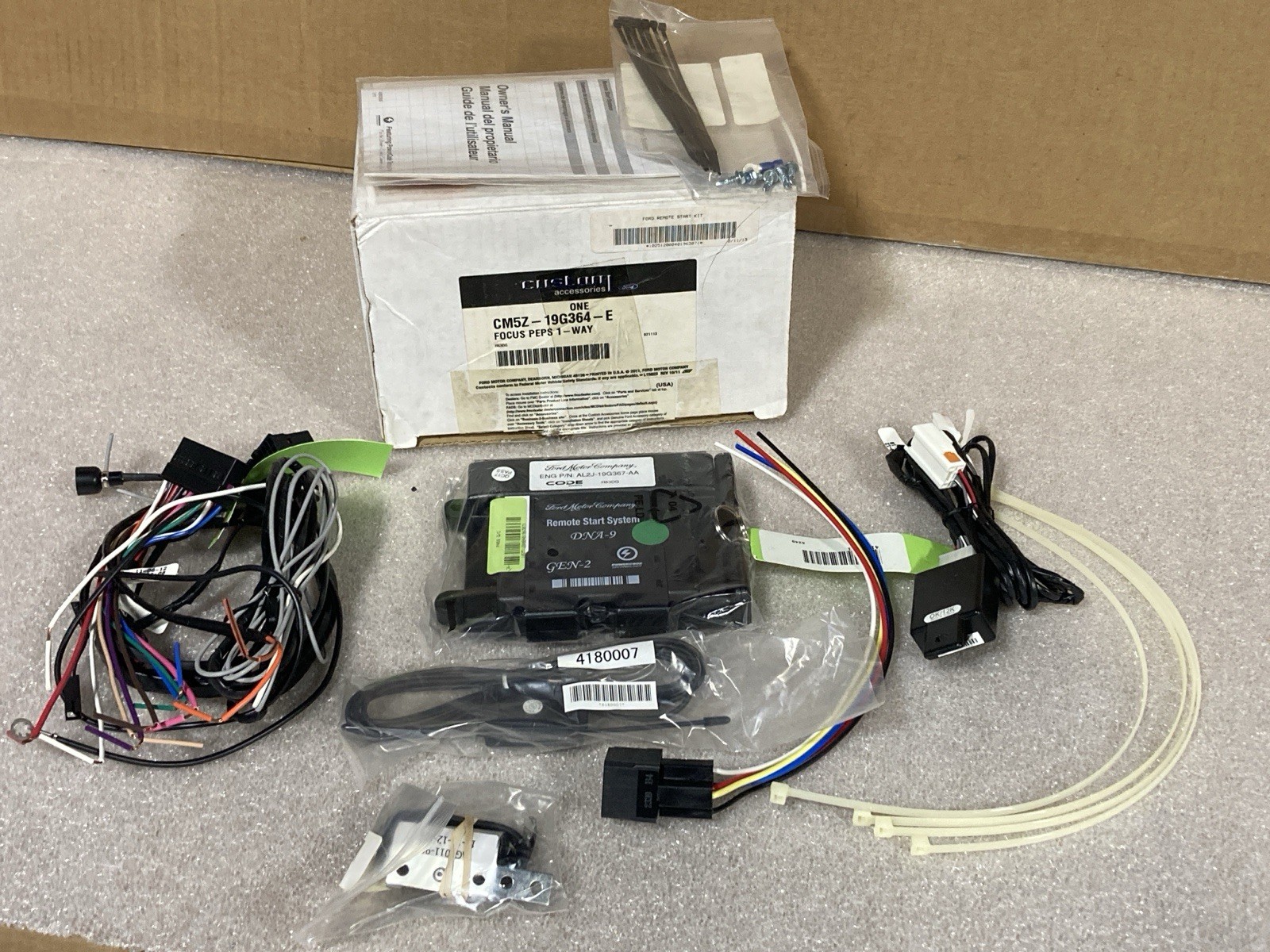 CM5Z-19G364-E Remote Start System One-Button 100 Series Push Button Start FORD