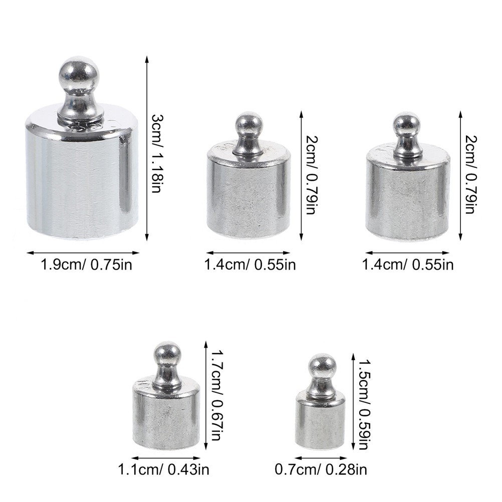 1 Set Durable Precision Calibration Weights for Digital Scale Assorted Color