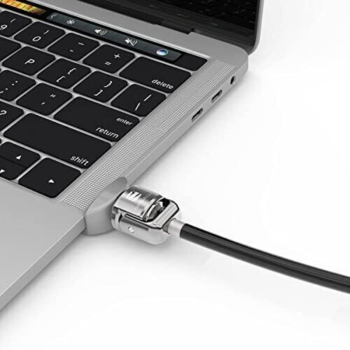 Maclocks MBPRLDGTB01KL Security Laptop Ledge Lock Adapter with Keyed Cable Lo...