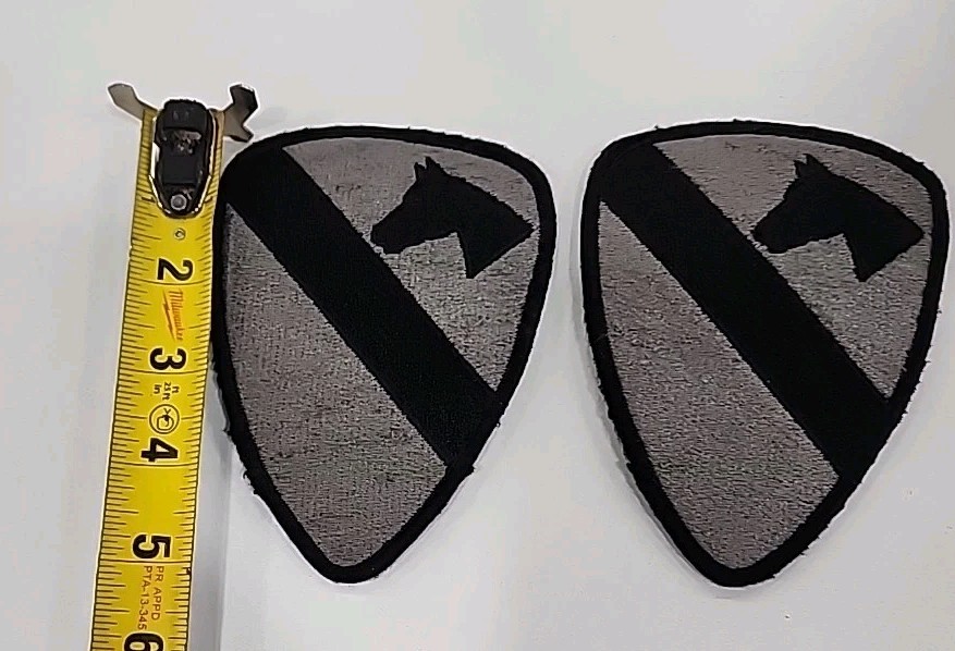 Lot Of 2! U.S. ARMY - 1ST CAVALRY DIVISION / ACU UNIT PATCH HOOK & LOOP