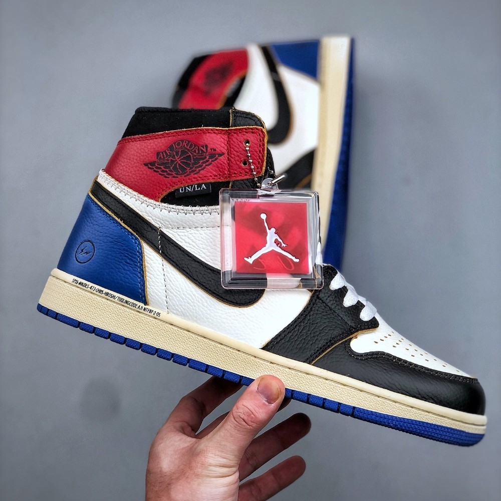 IO7847-002 AJ1 Retro High OG Fragment Union LA Varsity Red Sport Royal