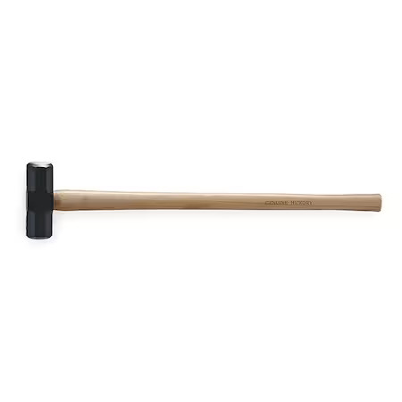 Westward 2Dbt3 8 Lb Sledge Hammer, 35 1/8 In L Hickory Handle, Steel Head