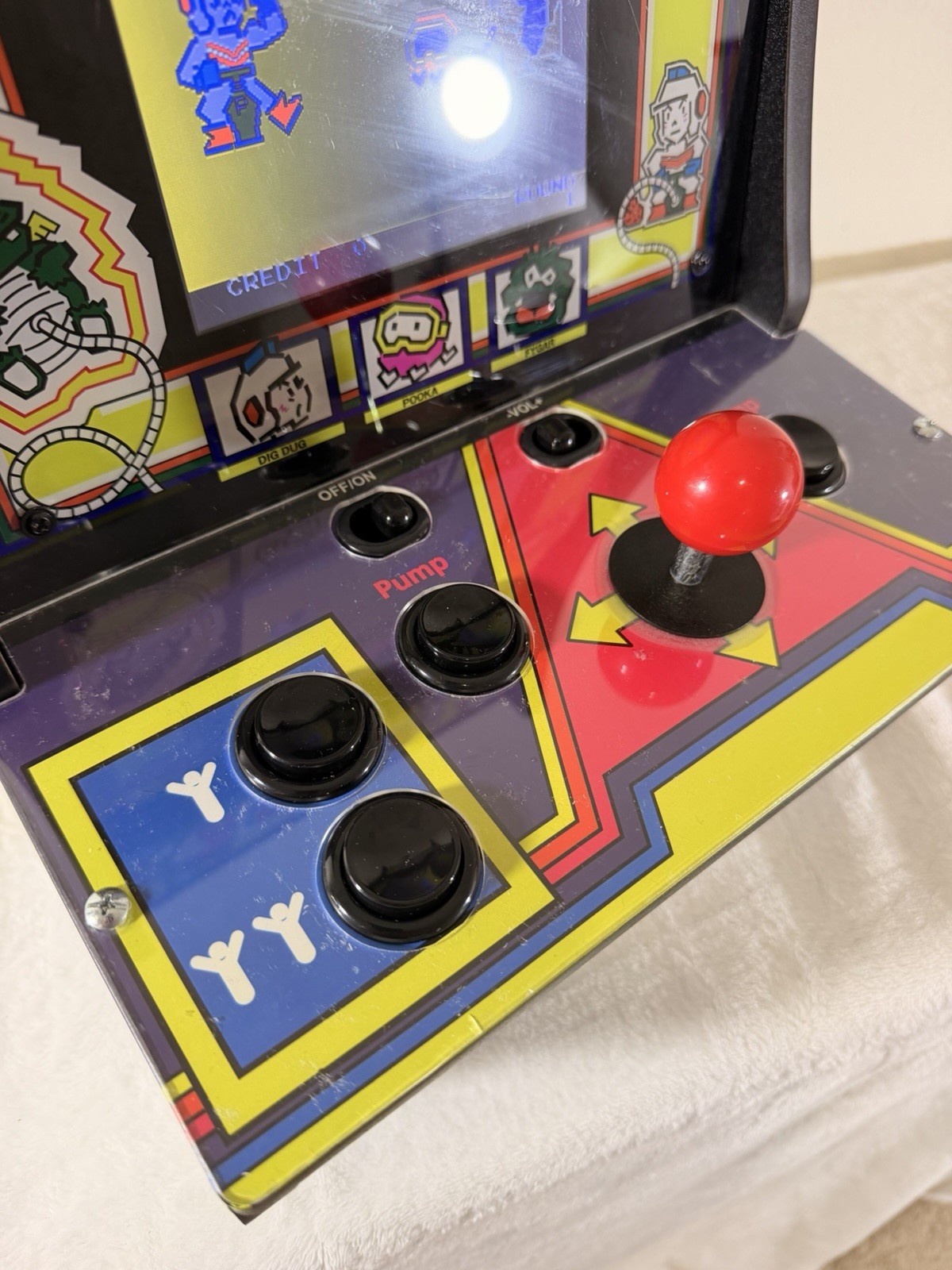 Arcade 1UP Dig Dug / Dig Dug 2 Counter Cade Tabletop Game 🪏🔥