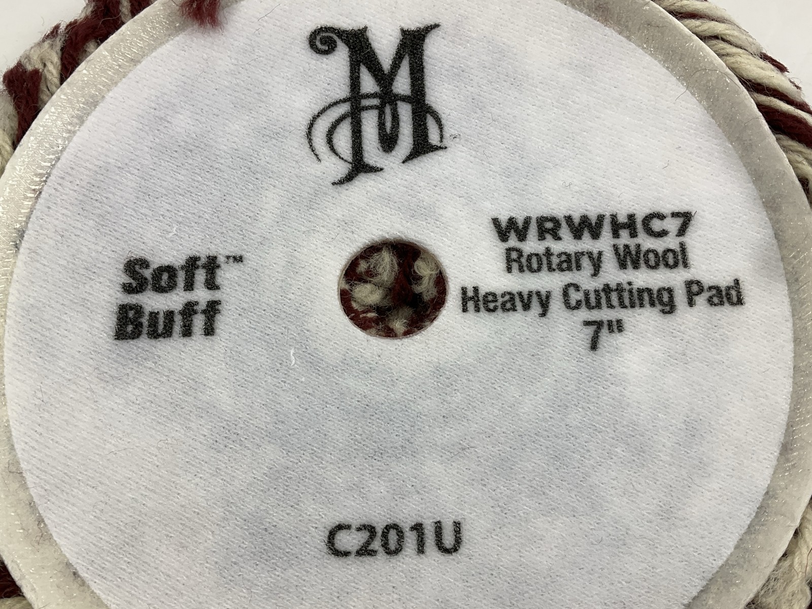 Meguiar's WRWHC7 7" Soft Buff Rotary Heavy Cutting Wool Pad