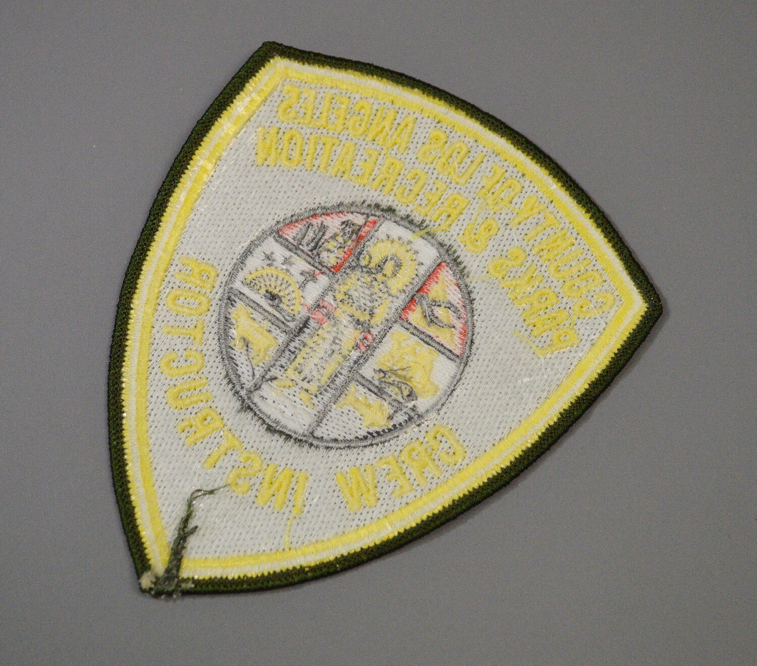 Los Angeles County Parks & Recreation Crew Instructor Patch