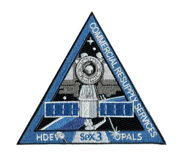 NASA SpaceX Commercial Resupply Services (CRS) ISS SPX3 Flight Embroidered Patch