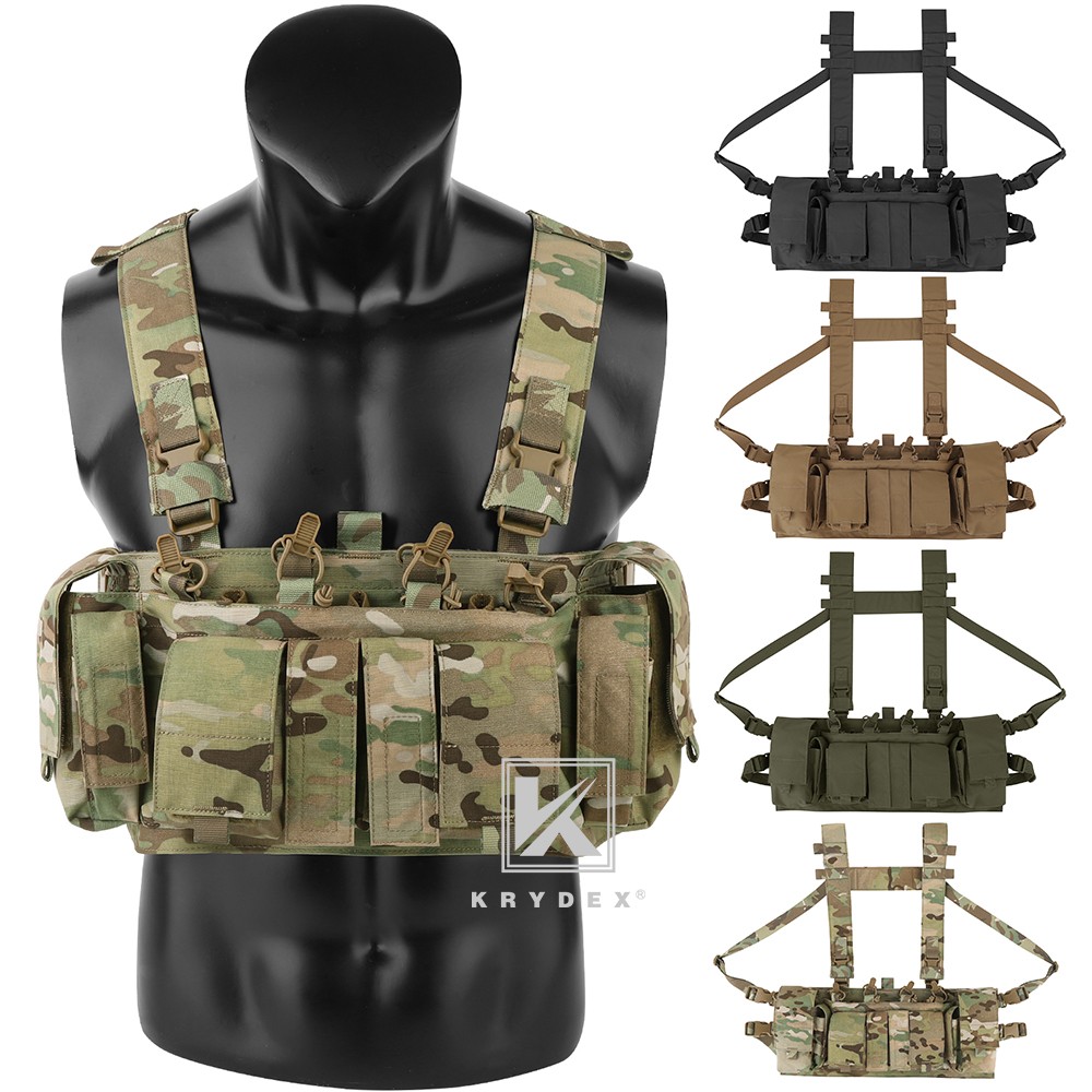 KRYDEX Tactical Chest Rig UW Gen IV Low Profile Fight Rigs Carrier H Harness