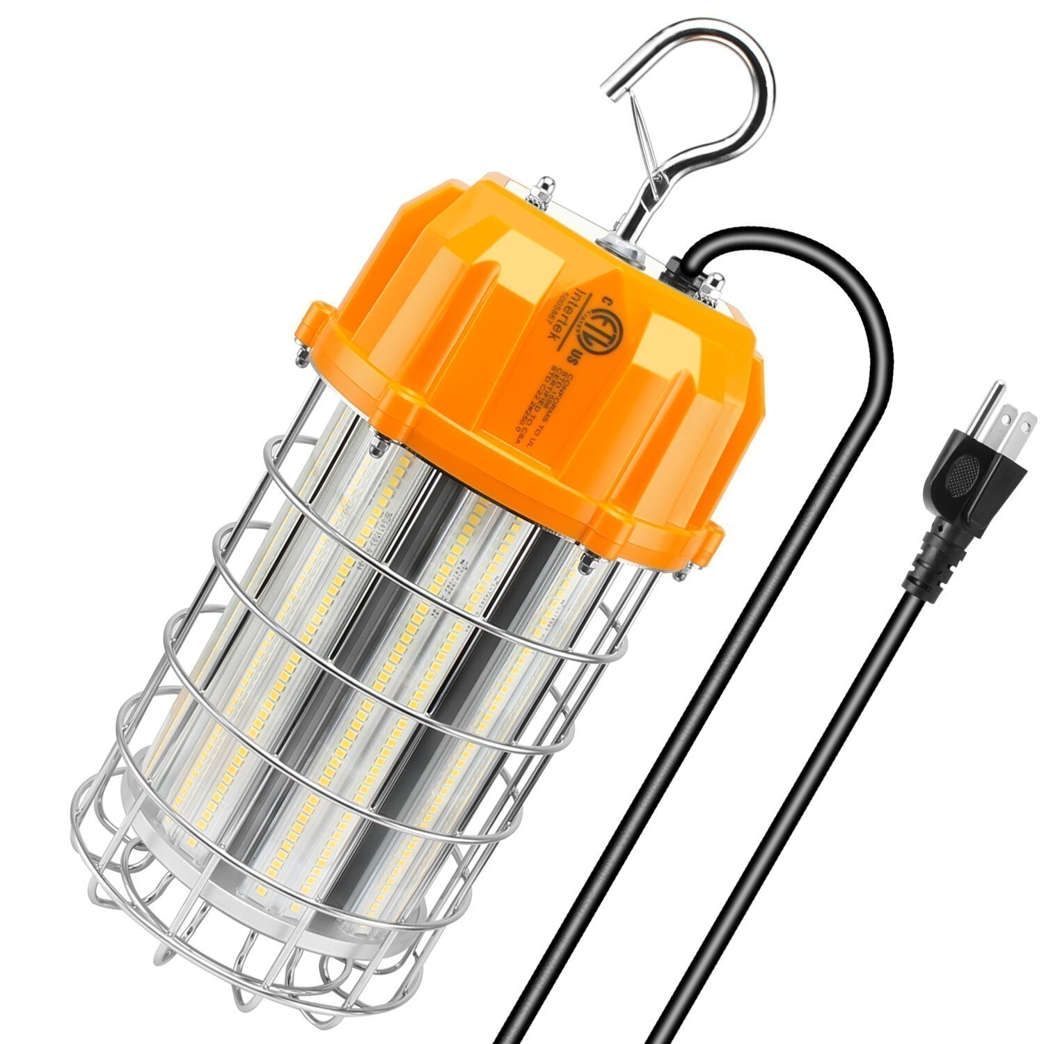 150 Watt LED Temporary Lights Plug-n-Play 5000K Hanging Construction Lightings