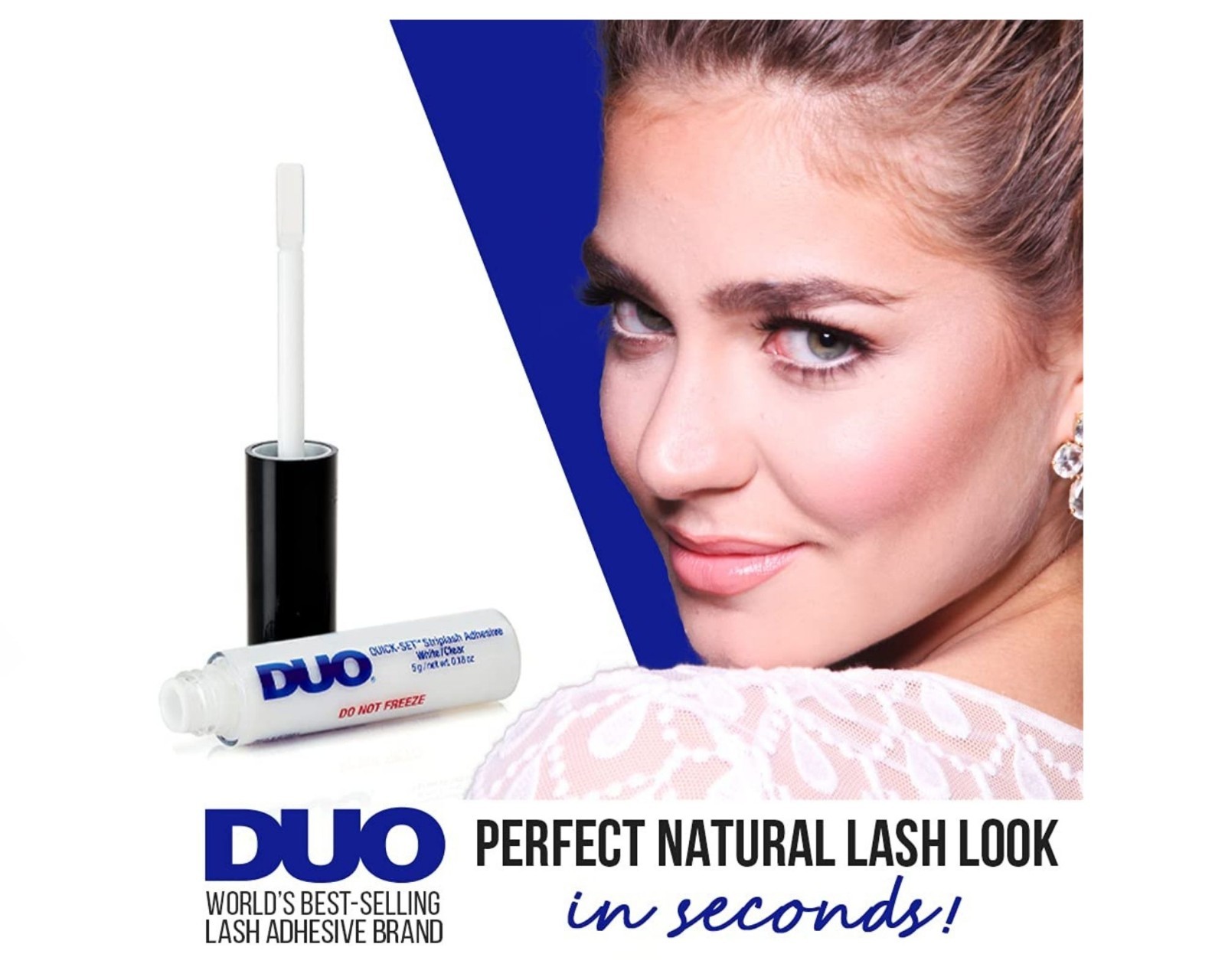 Ardell DUO Strip Adhesive Quick-Set Striplash - White/Clear - 5g - 2pc Bundle