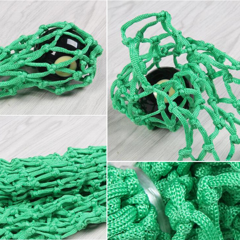 6PCS/Set Nylon For Billiards Table Universal Mesh Bag(Green)